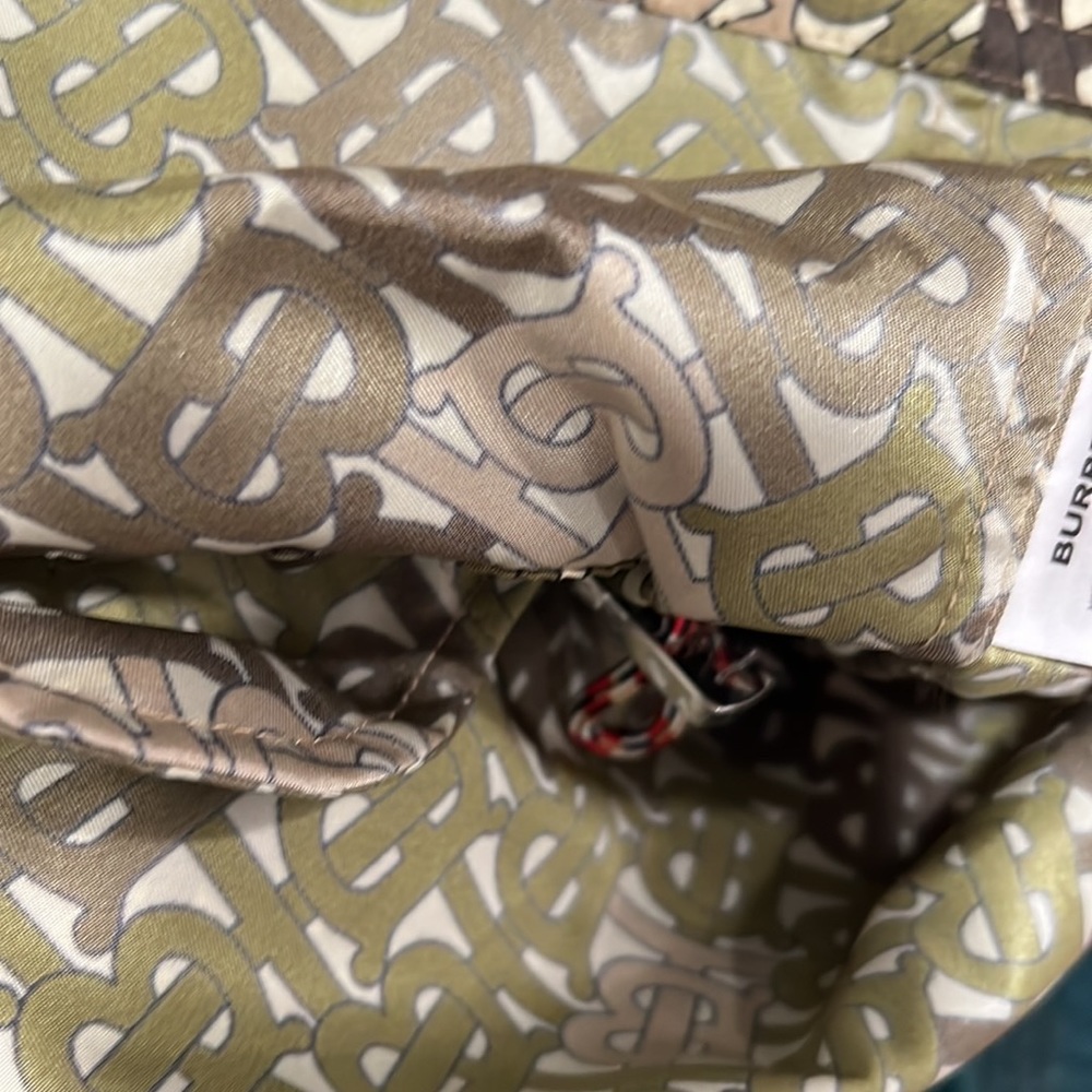 Authentic Burberry Monogram Print Nylon Funnel Ne… - image 5